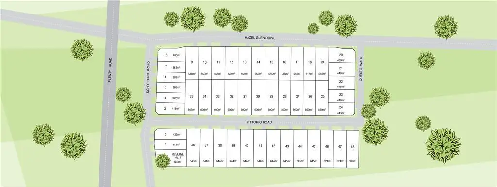 Main view of Homely land listing, Lot 6/345 Hazel Glen Drive, Mernda VIC 3754
