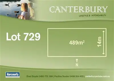 Main view of Homely land listing, Lot 729 Chaucer Way, Drouin VIC 3818