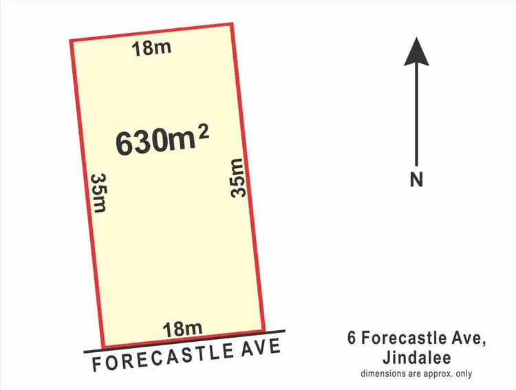 Main view of Homely land listing, 6 Forecastle Avenue, Jindalee WA 6036