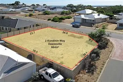 Main view of Homely land listing, 2 Kondinin Way, Dawesville WA 6211