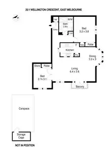 Seventh view of Homely apartment listing, 25/1 Wellington Crescent, East Melbourne VIC