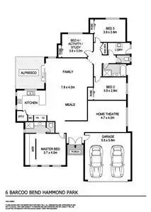Third view of Homely house listing, 6 Barcoo Bend, Hammond Park WA 6164