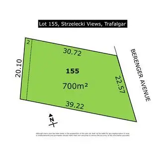 Main view of Homely land listing, Lot 155 Berenger Avenue, Trafalgar VIC 3824