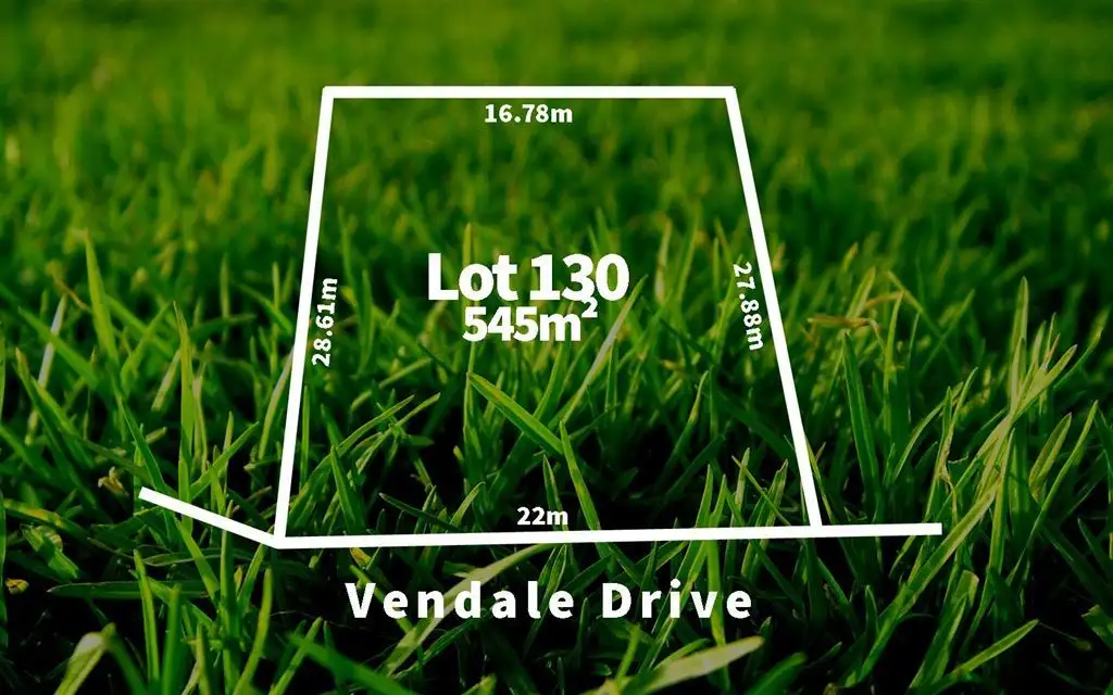 Main view of Homely land listing, 58 (Lot 130) Vendale Drive, Flagstaff Hill SA 5159