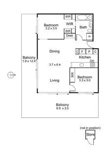Seventh view of Homely apartment listing, 304/231 Moor Street, Fitzroy VIC 3065