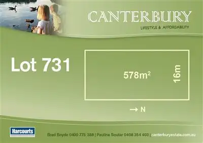 Main view of Homely land listing, Lot 731 Chaucer Way, Drouin VIC 3818