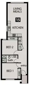Main view of Homely unit listing, 15/190 The Boulevard, Thomastown VIC 3074