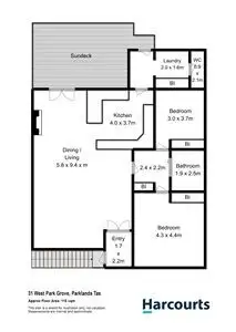 Second view of Homely flat listing, 31 West Park Grove, Parklands TAS 7320