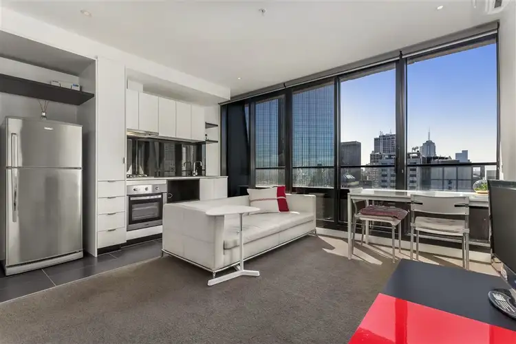 Second view of Homely apartment listing, 2703/7 Katherine Place, Melbourne VIC 3000