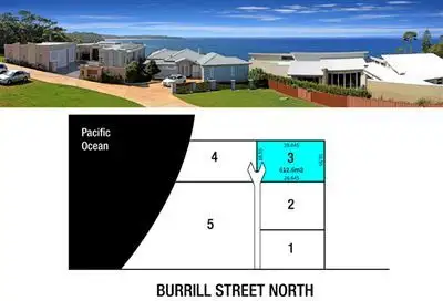 Main view of Homely land listing, Lot 3 Burrill Street North, Ulladulla NSW 2539