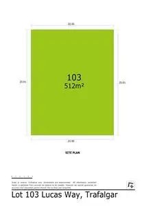 Main view of Homely land listing, Lot 103 Collingwood Drive, Trafalgar VIC 3824