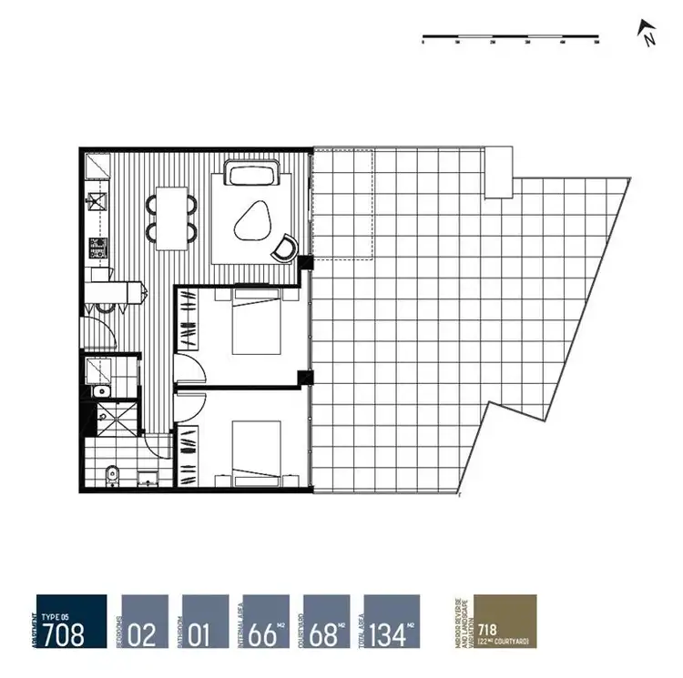 Second view of Homely apartment listing, 708/719 High Street, Epping VIC 3076