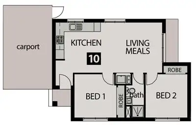 Main view of Homely unit listing, 10/190 The Boulevard, Thomastown VIC 3074