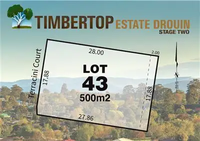Lot 43 Terracini Court, Drouin VIC 3818