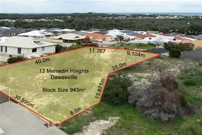 Second view of Homely land listing, 13 Merredin Heights, Dawesville WA 6211