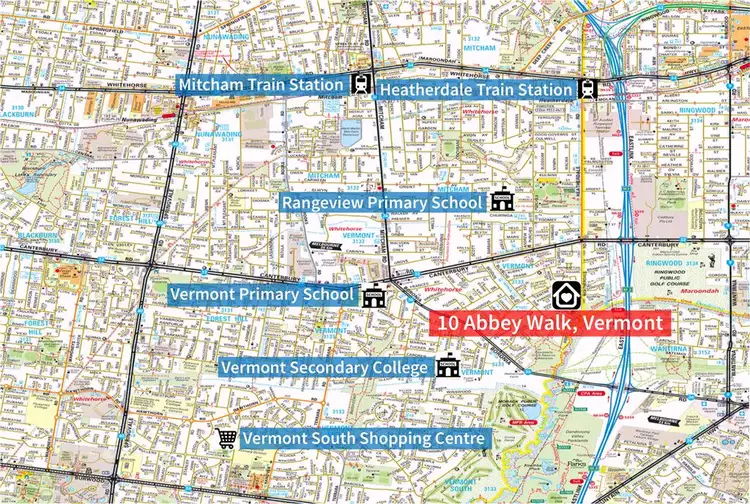 Second view of Homely house listing, 10 Abbey Walk, Vermont VIC 3133