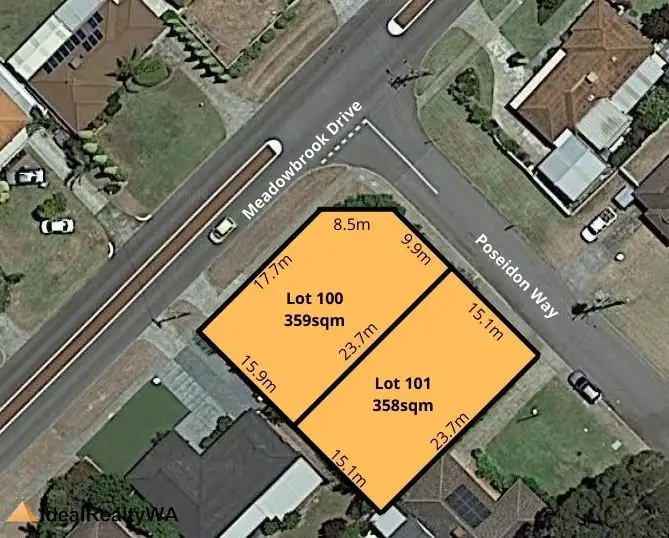 Second view of Homely land listing, Lot 1 & 2 / 31 Meadowbrook Drive, Parkwood WA 6147