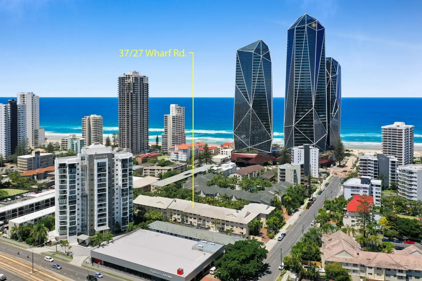 Main view of Homely unit listing, 37/27 Wharf Road, Surfers Paradise QLD 4217