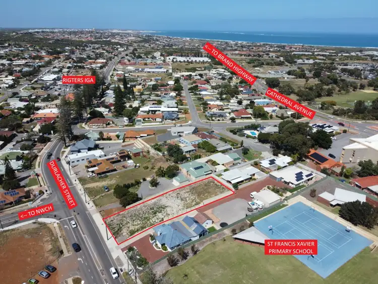 Third view of Homely land listing, LOT Lot 1, 132 Durlacher Street, Geraldton WA 6530
