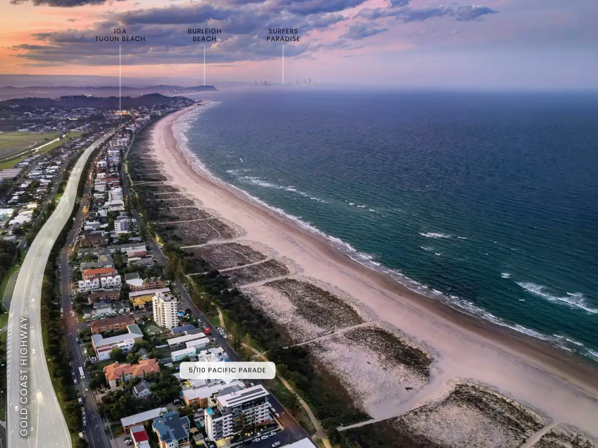 Main view of Homely apartment listing, 5/110 Pacific Parade, Bilinga QLD 4225