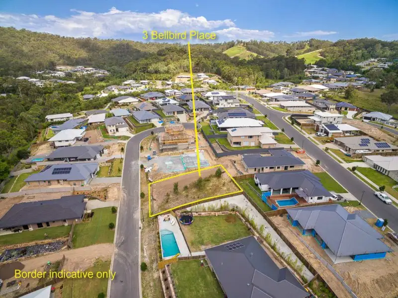 Main view of Homely land listing, 3 Bellbird Place, Gilston QLD 4211