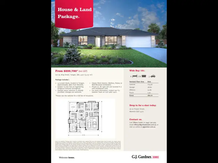 Main view of Homely land listing, 54 King Street, Yangan QLD 4371