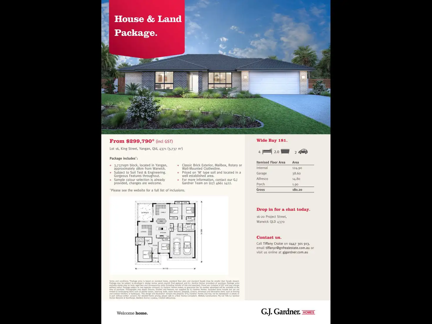 Main view of Homely land listing, 54 King Street, Yangan QLD 4371