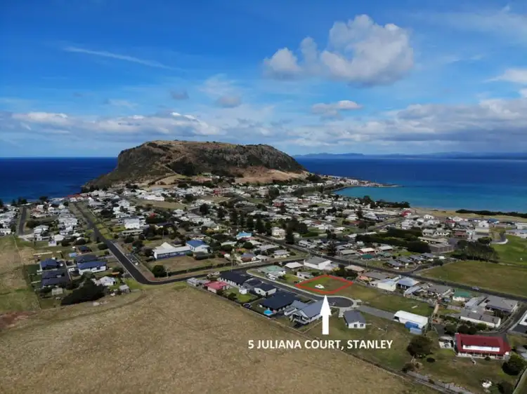 Main view of Homely land listing, 5 Juliana Court, Stanley TAS 7331
