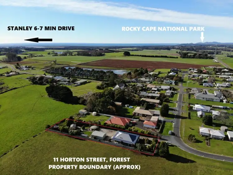 Second view of Homely house listing, 11 Horton Street, Forest TAS 7330