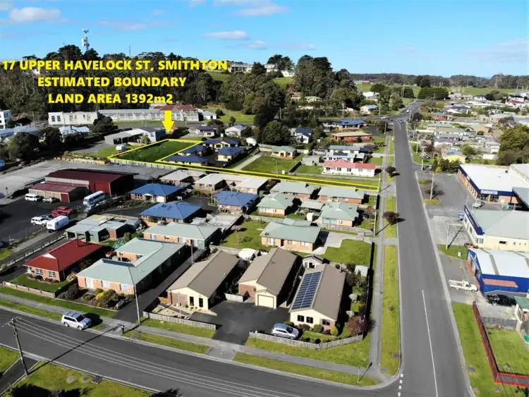 Second view of Homely land listing, 17 Upper Havelock Street, Smithton TAS 7330