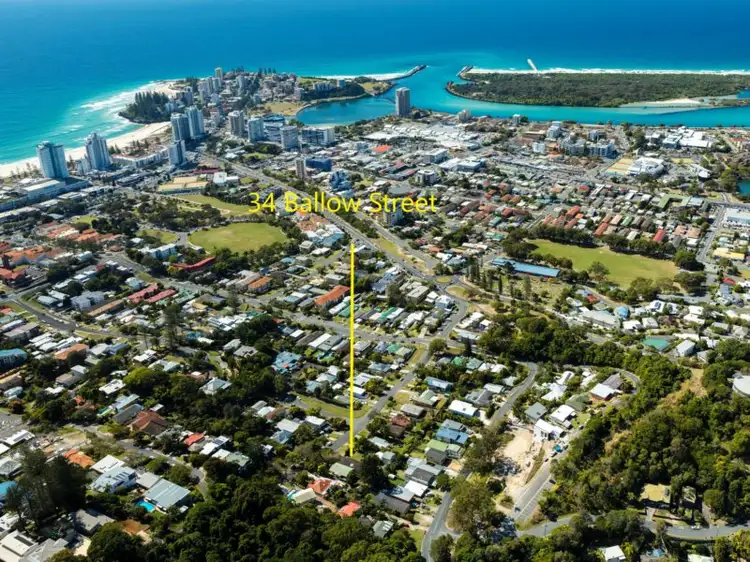 Second view of Homely house listing, 34 Ballow Street, Coolangatta QLD 4225