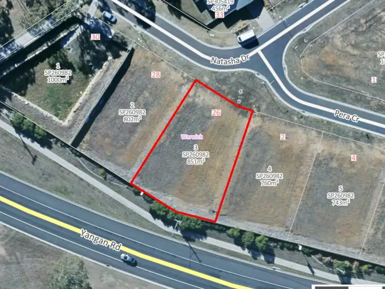 Main view of Homely land listing, 26 Natasha Drive, Warwick QLD 4370