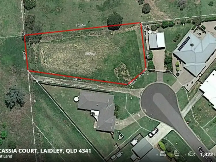 Main view of Homely land listing, 12 (Lot 10) Cassia Court, Laidley QLD 4341