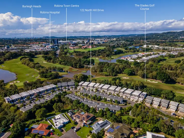Second view of Homely townhouse listing, 122 North Hill Drive, Robina QLD 4226