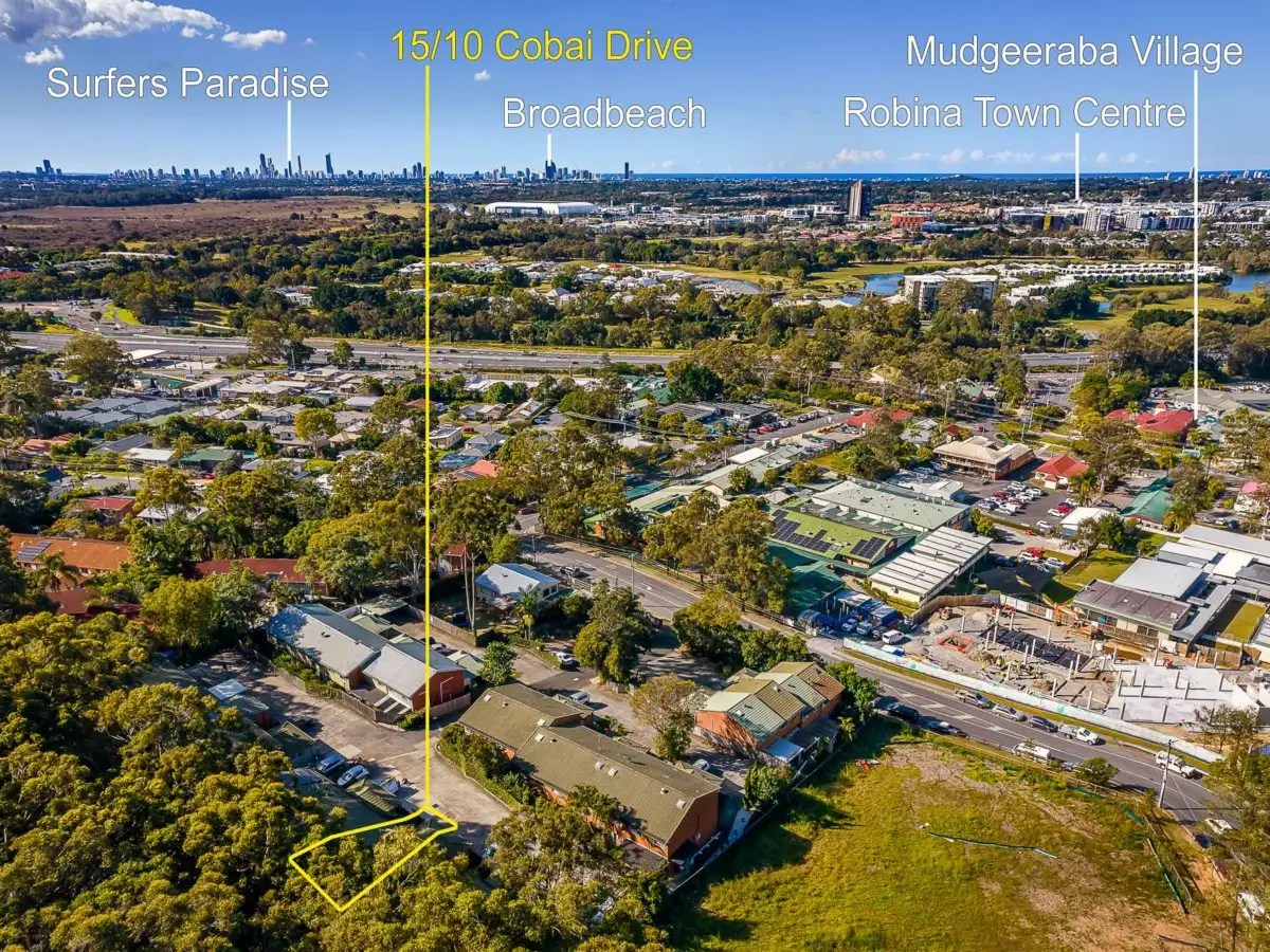 Main view of Homely townhouse listing, 15/10 Cobai Drive, Mudgeeraba QLD 4213