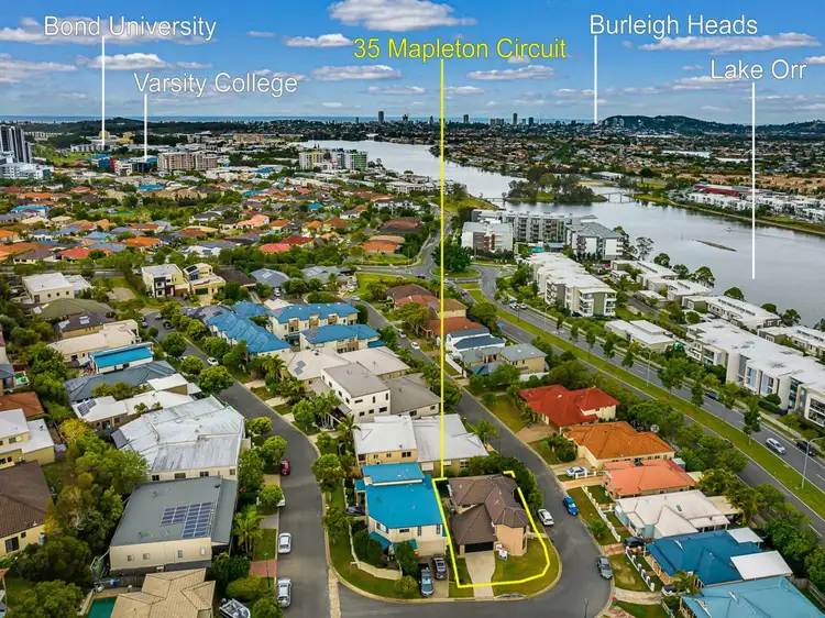 Second view of Homely house listing, 35 Mapleton Circuit, Varsity Lakes QLD 4227