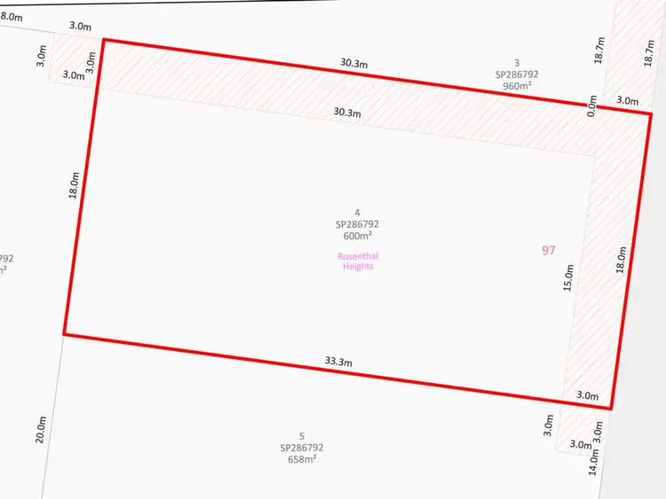 Fourth view of Homely land listing, 97 Tooth Street, Rosenthal Heights QLD 4370