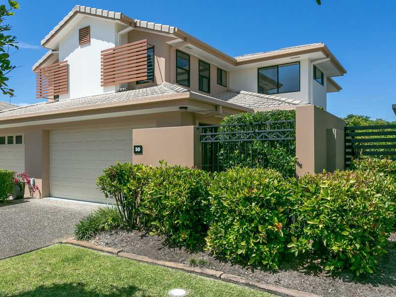 Main view of Homely townhouse listing, 50/136 Palm Meadows Drive, Carrara QLD 4211