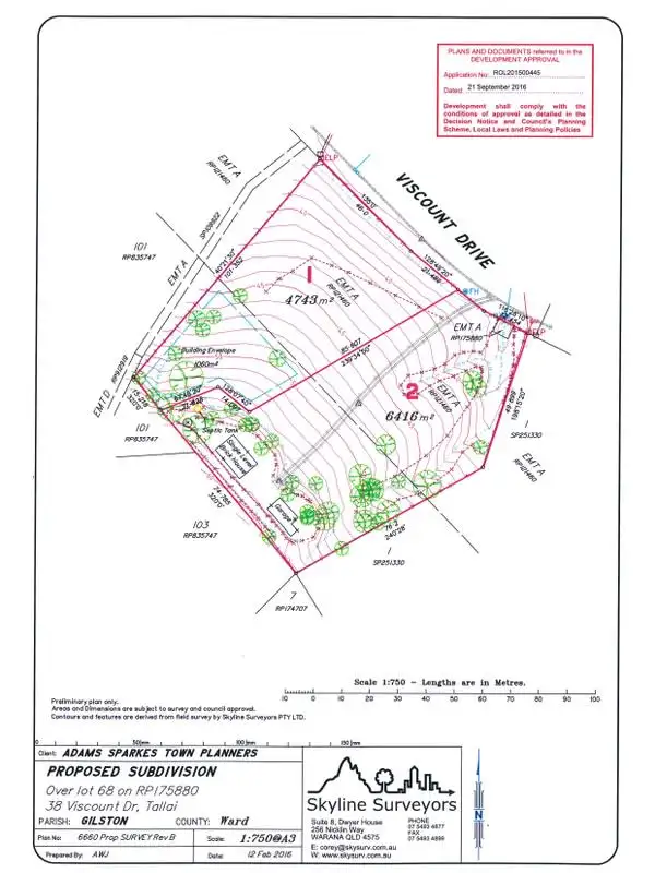 Second view of Homely land listing, LOT 1, 38 Viscount Dr, Tallai QLD 4213