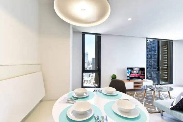 Second view of Homely apartment listing, 2507/81 A‘Beckett Street, Melbourne VIC 3000