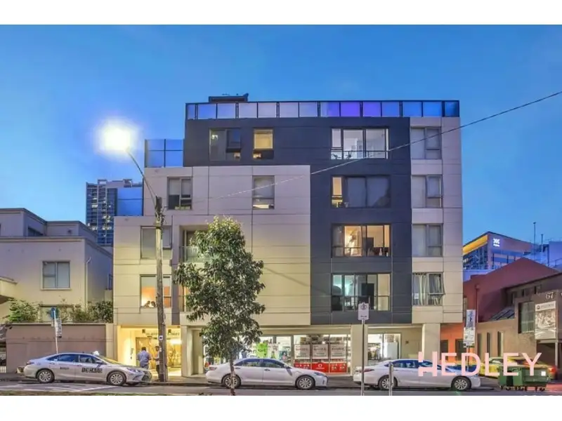 Main view of Homely apartment listing, 601/58 Jeffcott St, West Melbourne VIC 3003