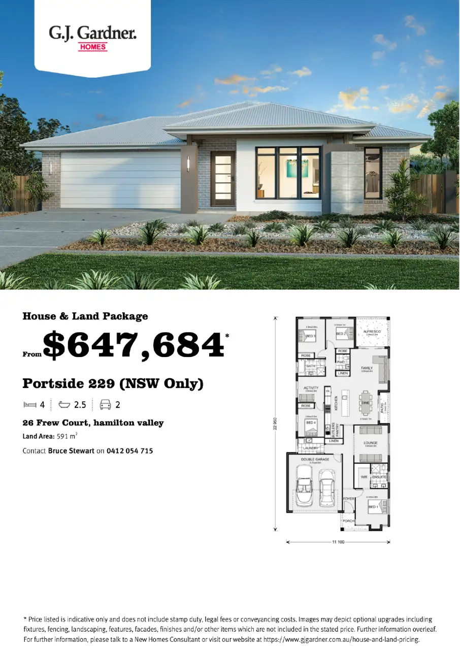 Main view of Homely land listing, Lot 26 Frew Crt, Hamilton Valley NSW 2641