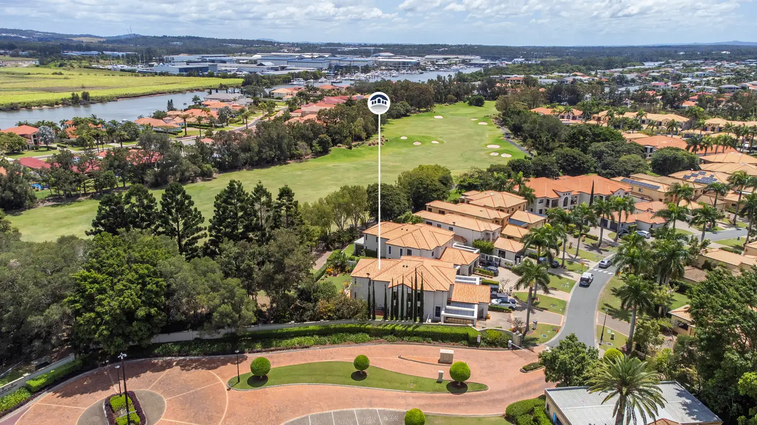 Main view of Homely villa listing, 3201 Palladian Drive, Hope Island QLD 4212