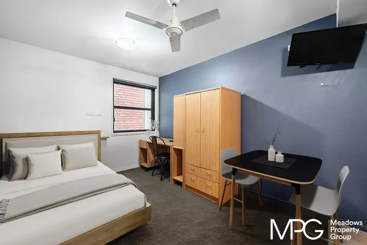 Main view of Homely studio listing, 721/268 Flinders Street, Melbourne VIC 3000