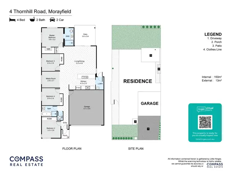Second view of Homely house listing, 4 Thornhill Road, Morayfield QLD 4506