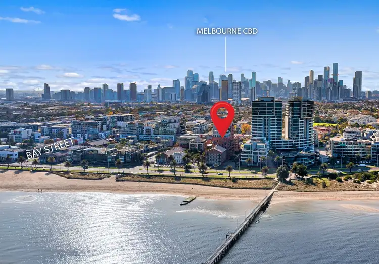Second view of Homely apartment listing, 6b/9 Beach Street, Port Melbourne VIC 3207