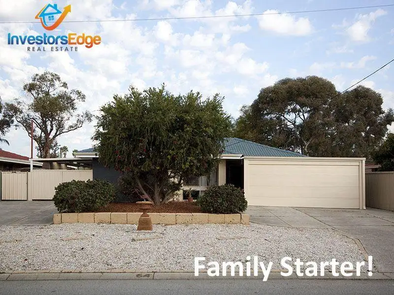 Main view of Homely house listing, 64 Jacqueline Drv, Thornlie WA 6108