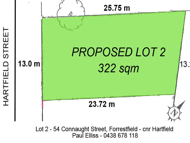 Main view of Homely land listing, 2/54 Connaught Street, Forrestfield WA 6058