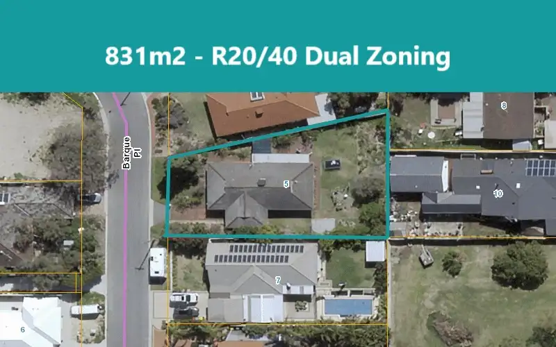 Main view of Homely house listing, 5 Barque Place, Kallaroo WA 6025