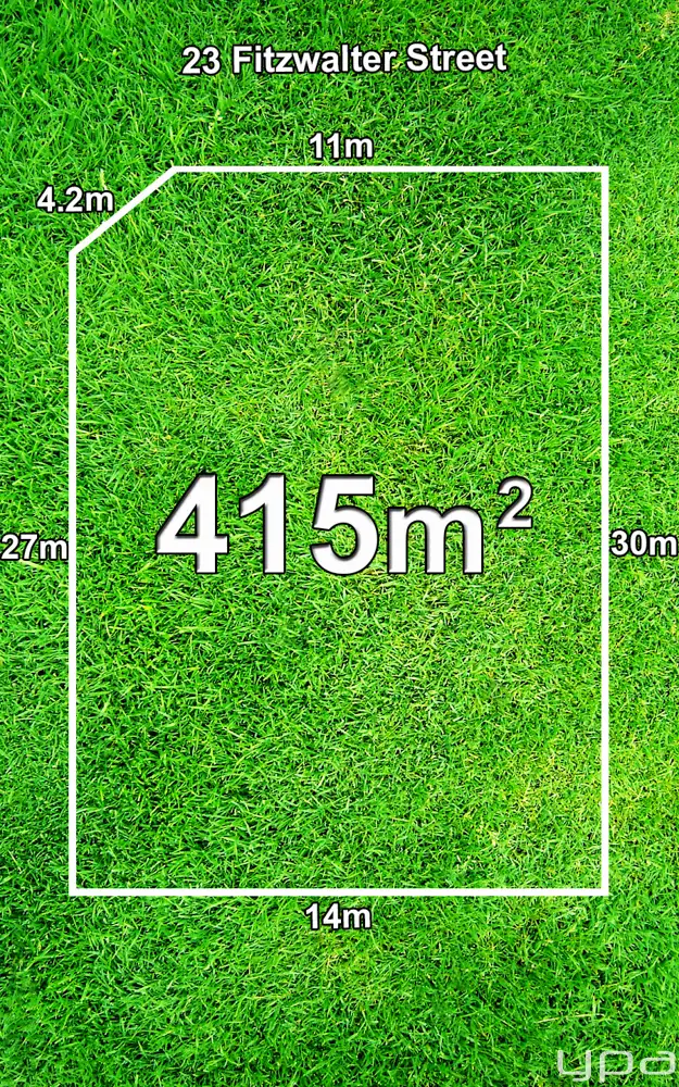 Main view of Homely land listing, 23 Fitzwalter Street, St Leonards VIC 3223